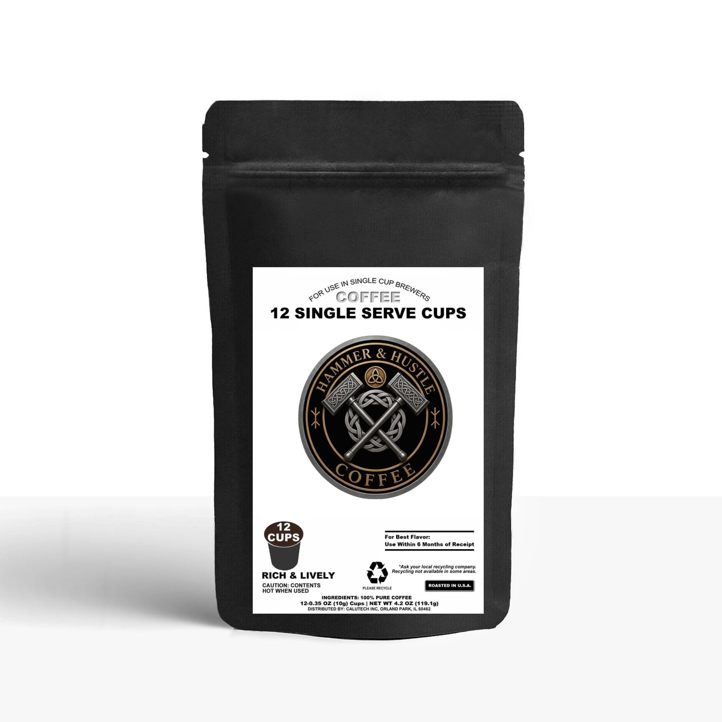 12 Pack Single Serve Coffee Capsules